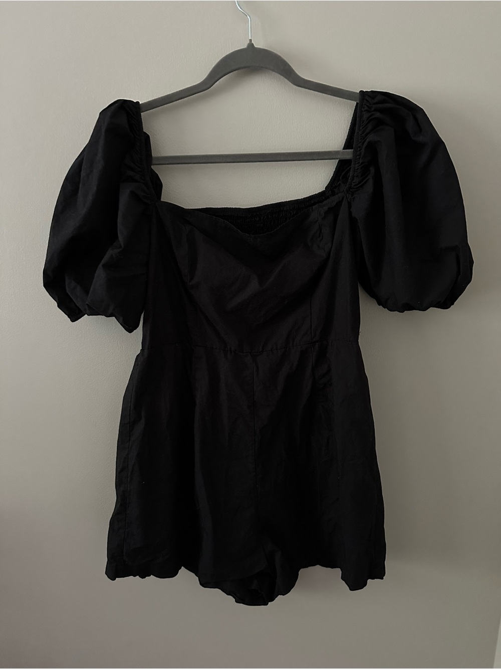SHEIN Black Cotton Garment with Care Tag